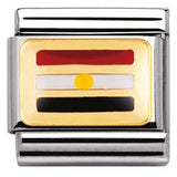 Nomination Classic Gold Enamel Egypt Flag Charm