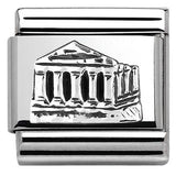 Nomination Classic Silver Parthenon Athens Charm