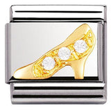 Nomination Classic Gold CZ Shoe Charm SALE