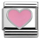 Nomination Classic Silver Enamel Pink Heart Charm