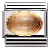 Nomination Classic Gold Precious Stone Oval Citrine Charm