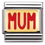 Nomination Classic Gold Enamel MUM Enamel Charm SALE