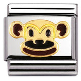 Nomination Classic Gold Enamel Monkey Charm