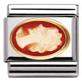 Nomination Classic Gold Precious Stone Oval Cameo Charm