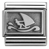 Nomination Classic Silver Windsurfer Charm SALE