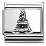 Nomination Classic Silver Eiffel Tower Paris Charm