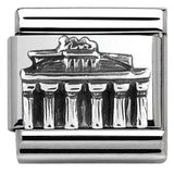 Nomination Classic Silver Brandenburg Gate Berlin Charm