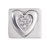 Nomination Classic Silver Royal CZ Heart Charm SALE