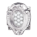 Nomination Classic Silver Royal CZ White Shield Pavé Charm SALE