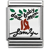 Nomination Big Size Silver Enamel Family Tree Charm SALE