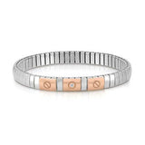 Nomination Extension CZ Bracelet, Stainless Steel 9ct Rose SALE