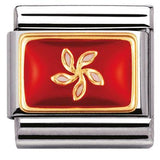 Nomination Classic Gold Enamel Hong Kong Flag Charm