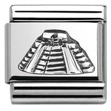 Nomination Classic Silver Mayan Pyramid Charm