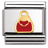 Nomination Classic Gold Enamel Red Handbag Charm SALE