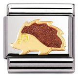 Nomination Classic Gold Enamel Hedgehog Charm