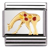 Nomination Classic Gold Enamel Giraffe Charm