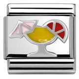 Nomination Classic Silver Enamel Cocktail Charm