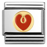 Nomination Classic Gold Enamel Encircling Love Heart Charm SALE
