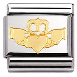 Nomination Classic Gold Claddagh Charm
