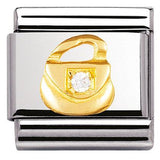 Nomination Classic Gold CZ Handbag Charm SALE