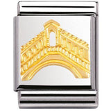 Nomination Big Size Gold Rialto Bridge Venice Charm SALE