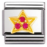 Nomination Classic Gold CZ Red Star SALE