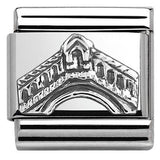 Nomination Classic Silver Rialto Bridge Venice Charm