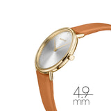 Bering Ultra Slim Gold Watch & Strap Gift Set SALE