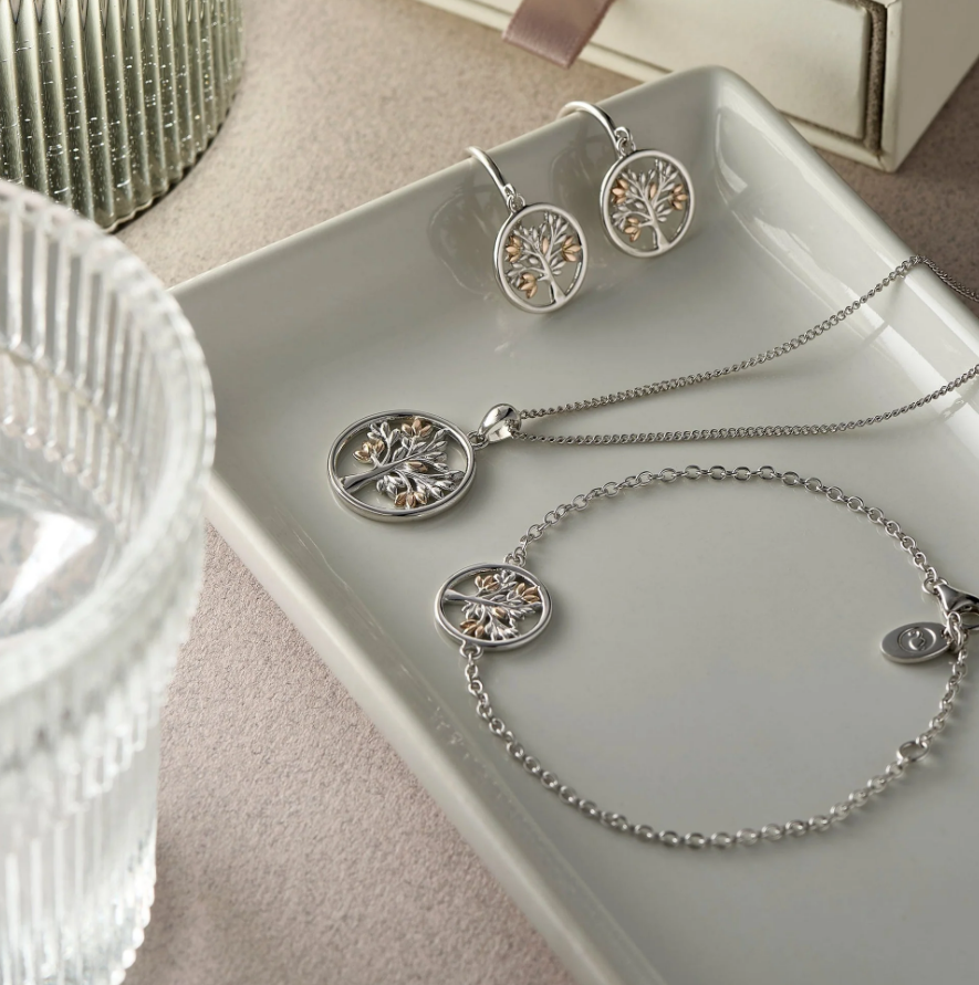 Clogau Tree of Life Silver Pendant – WJ Shaw Jewellers