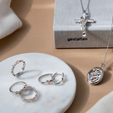 Clogau Tree of Life Silver Anniversary Ring SALE