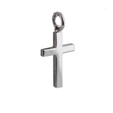 Silver Plain Solid Block Cross