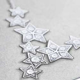 18ct White Gold Diamond Cosmos Stars Statement Ring 0.60ct SALE
