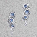18ct Yellow Gold Diamond Round Halo Pip Stud Earrings 0.39ct