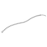 18ct White Gold Diamond Star Circle Bracelet 0.60ct