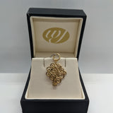14ct Yellow Gold Organic Openwork Tree of Life Pendant SALE