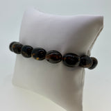 Natural Cherry Amber Stretch Bead Bracelet