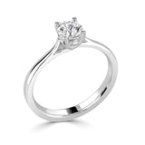 Platinum Diamond Solitaire Round Brilliant Cut Ring 1.00ct