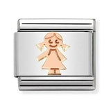 Nomination Classic Rose Gold Little Girl Charm